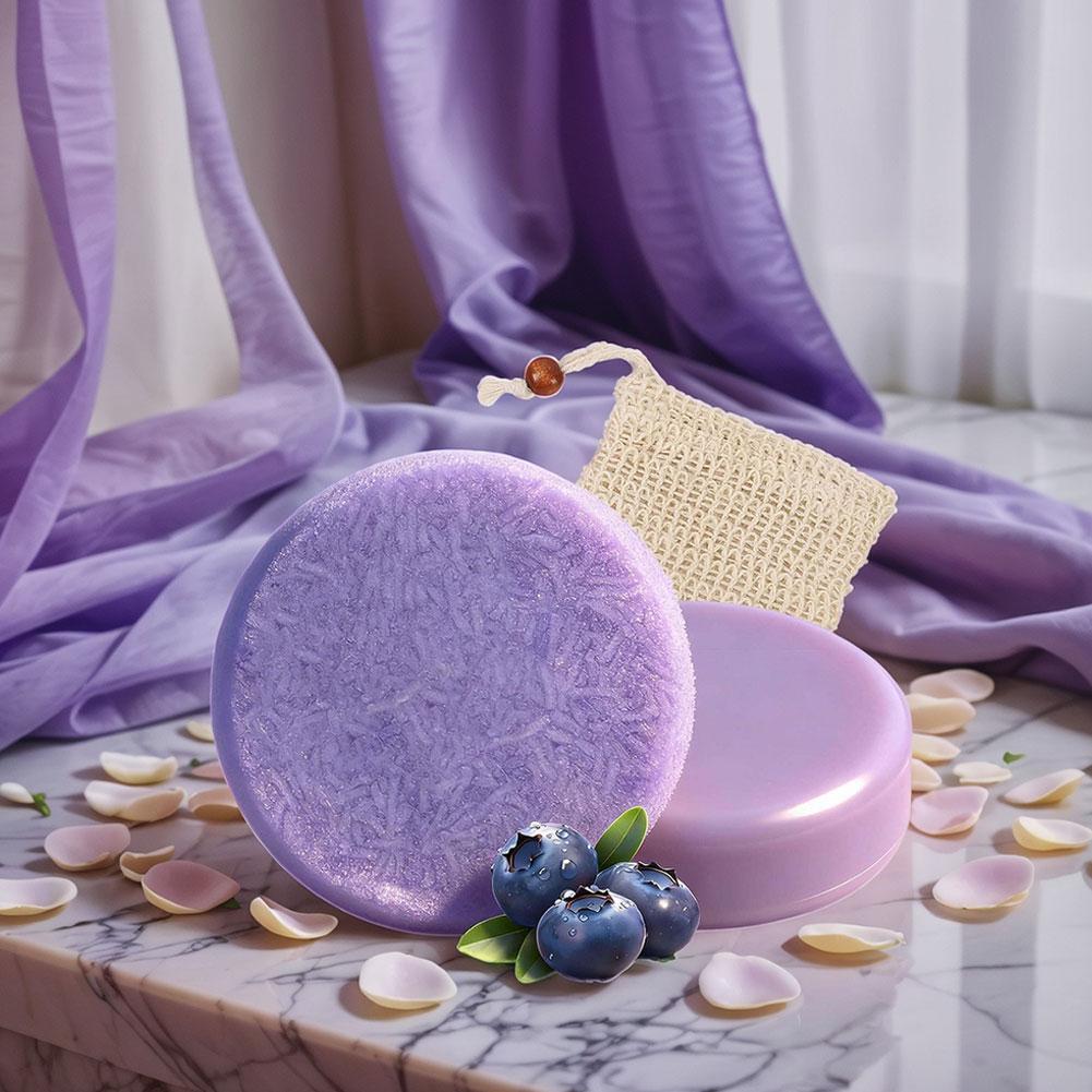 Bar Soap Shampoo Solid - Shampoo Sólido Vegetal de Mirtilo: Essência