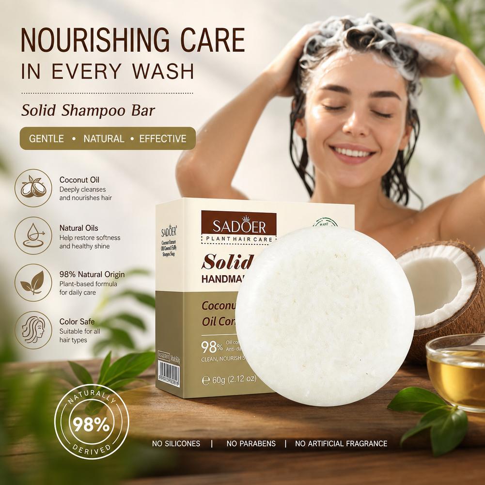 Barra de Shampoo Natural de Co - Bar Soap Shampoo Solid avaliação e preço